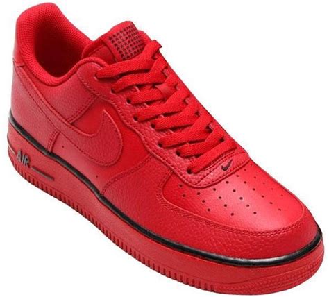 nike air force rood heren|air force 1 schoenen.